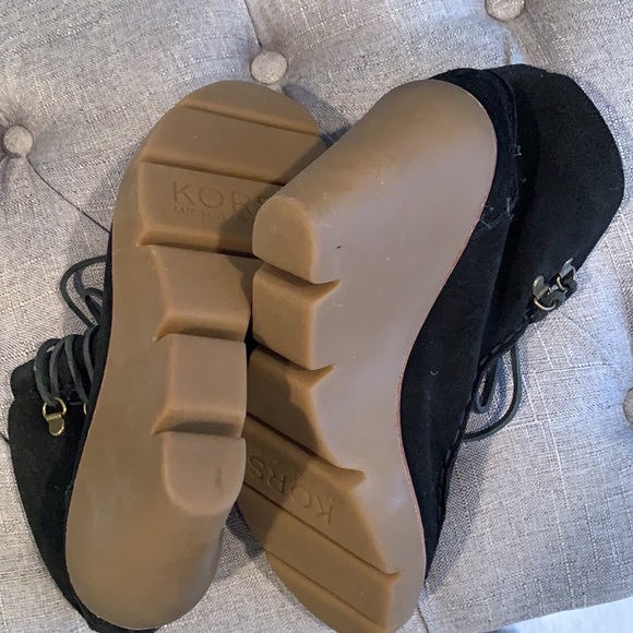 Michael kors suede lace up wedge - Picture 3 of 4